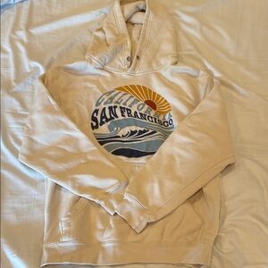 California San Francisco Beige Hoodie